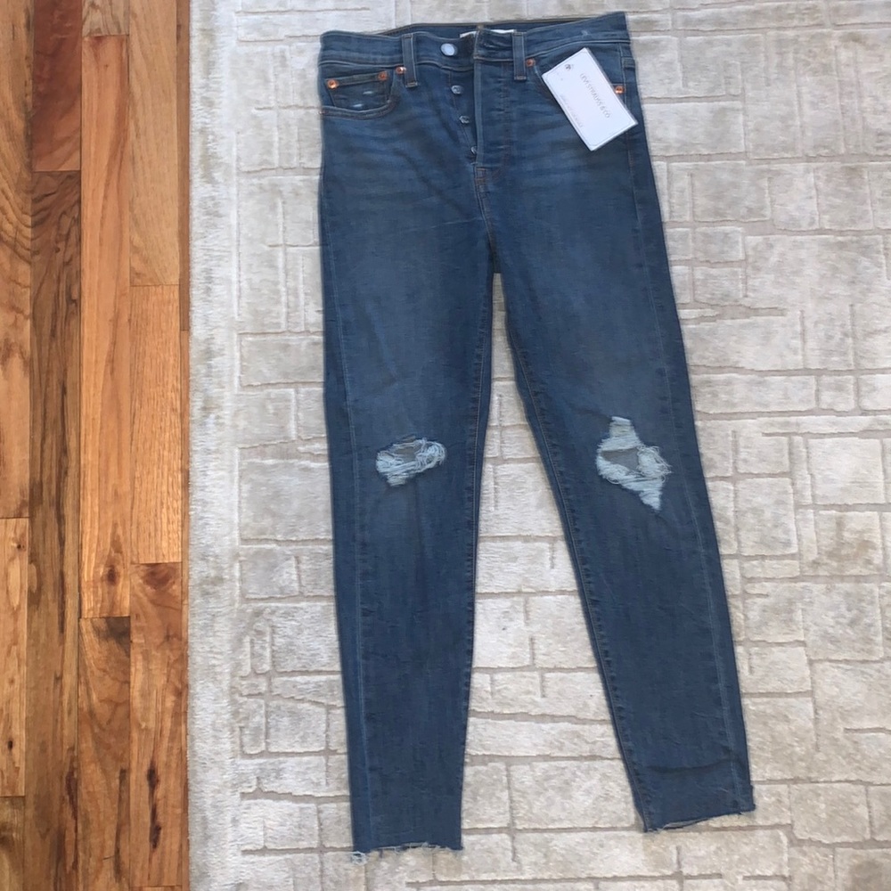 Levi wedgie skinny jeans